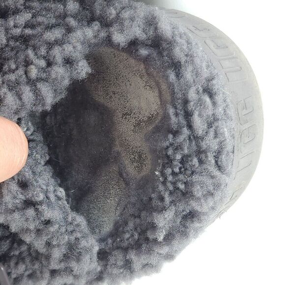 UGG Women's Fluffita US 8 Purple Sheepskin Platform Shearling Slide Slippers - Picture 14 of 16